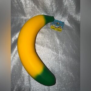 Laffy Snacks Branded Banana Squishie Sensory Toy